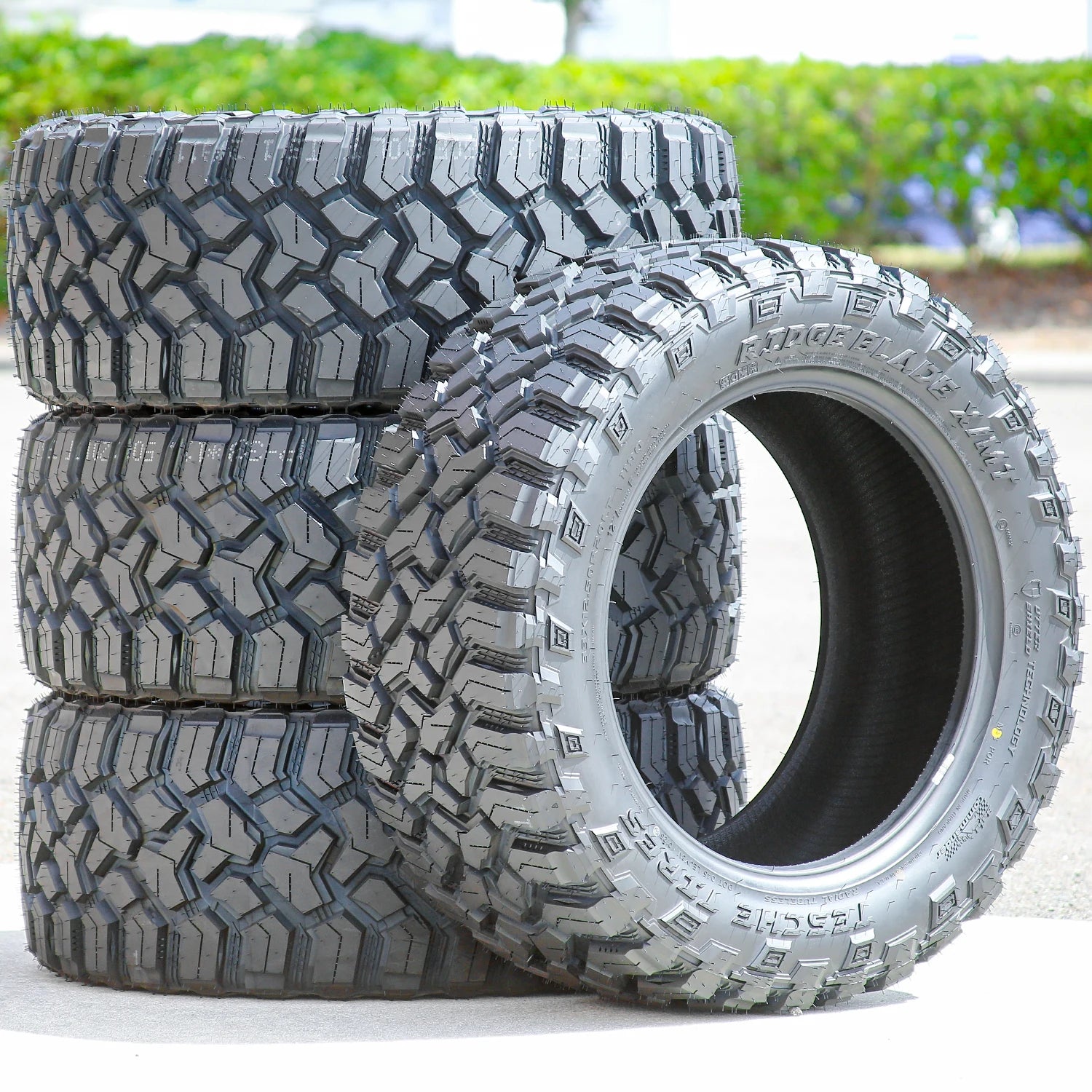 4 Tires Tesche Tires Ridge Blade X/MT LT 33X12.50R20 Load F 12 Ply MT M/T Mud