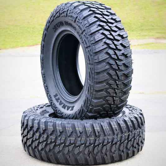 2 Tires Kanati Mud Hog M/T LT 285/70R17 Load E 10 Ply MT Mud