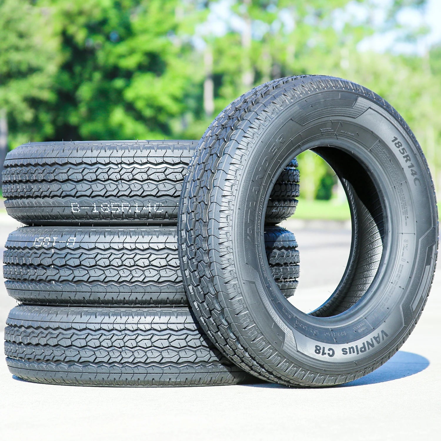 4 Tires Atlander VANPlus C18 185R14 Load D 8 Ply Van Commercial