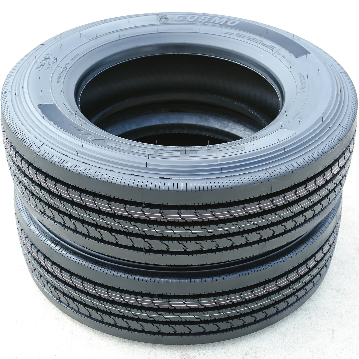 2 Tires Cosmo CT588 Plus 265/70R19.5 Load H 16 Ply All Position Commercial