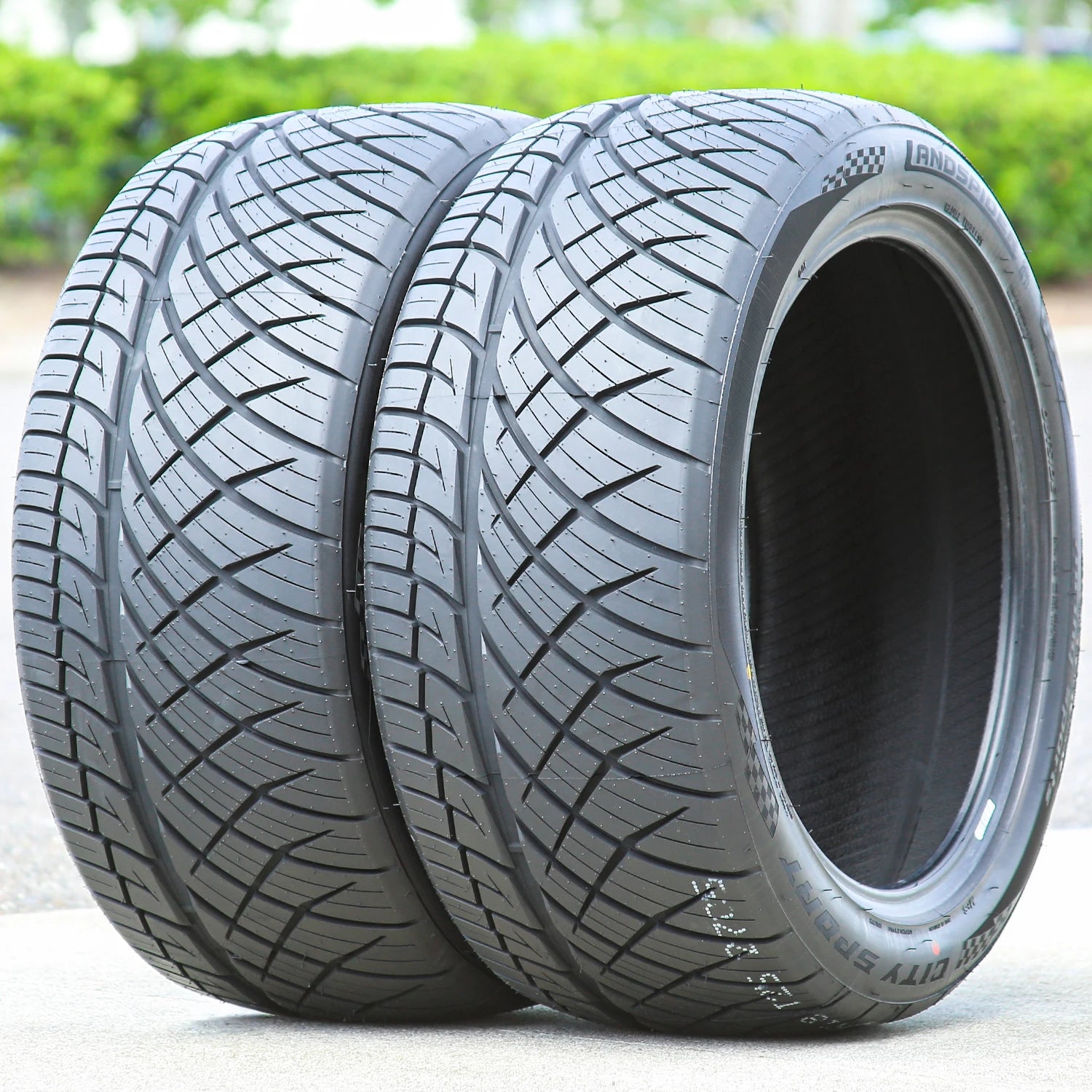 2 Tires Landspider City Sport 255/55R18 109V XL AS A/S Performance