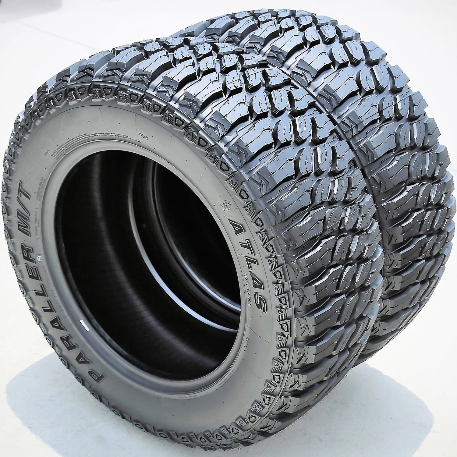 2 Tires Atlas Paraller M/T LT 305/55R20 Load E 10 Ply MT Mud