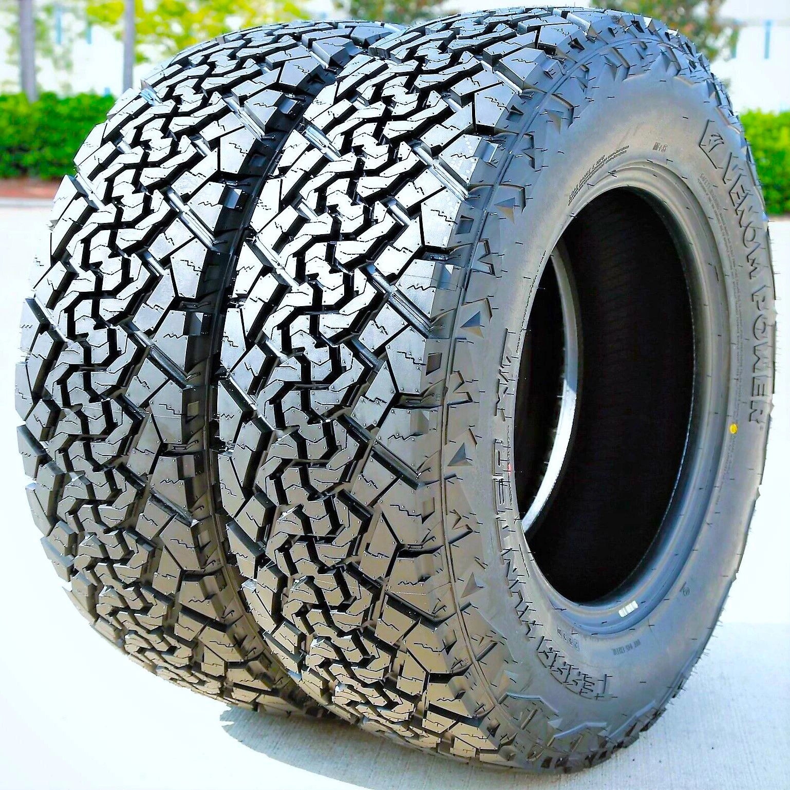 2 Tires Venom Power Terra Hunter X/T LT 245/75R17 Load E 10 Ply Extreme Terrain