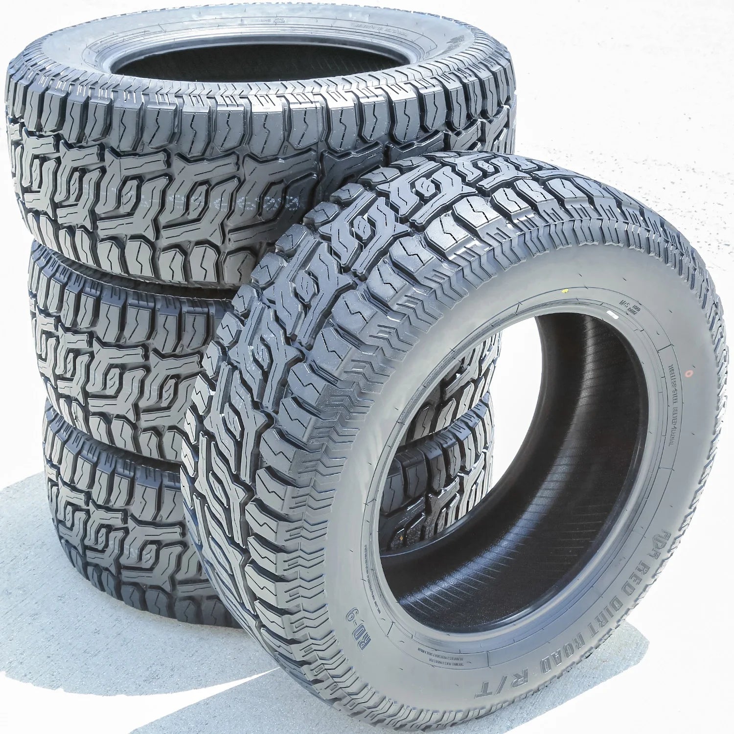5 Tires Red Dirt Road RD-9 R/T LT 33X12.50R22 Load E 10 Ply RT Rugged Terrain