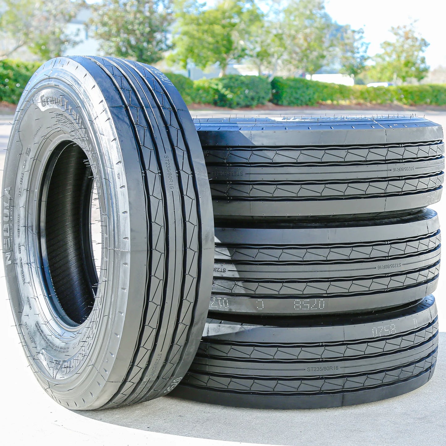 5 Tires Nebula Grand Trailer-N' 001 All Steel ST 235/80R16 Load G 14 Ply Trailer