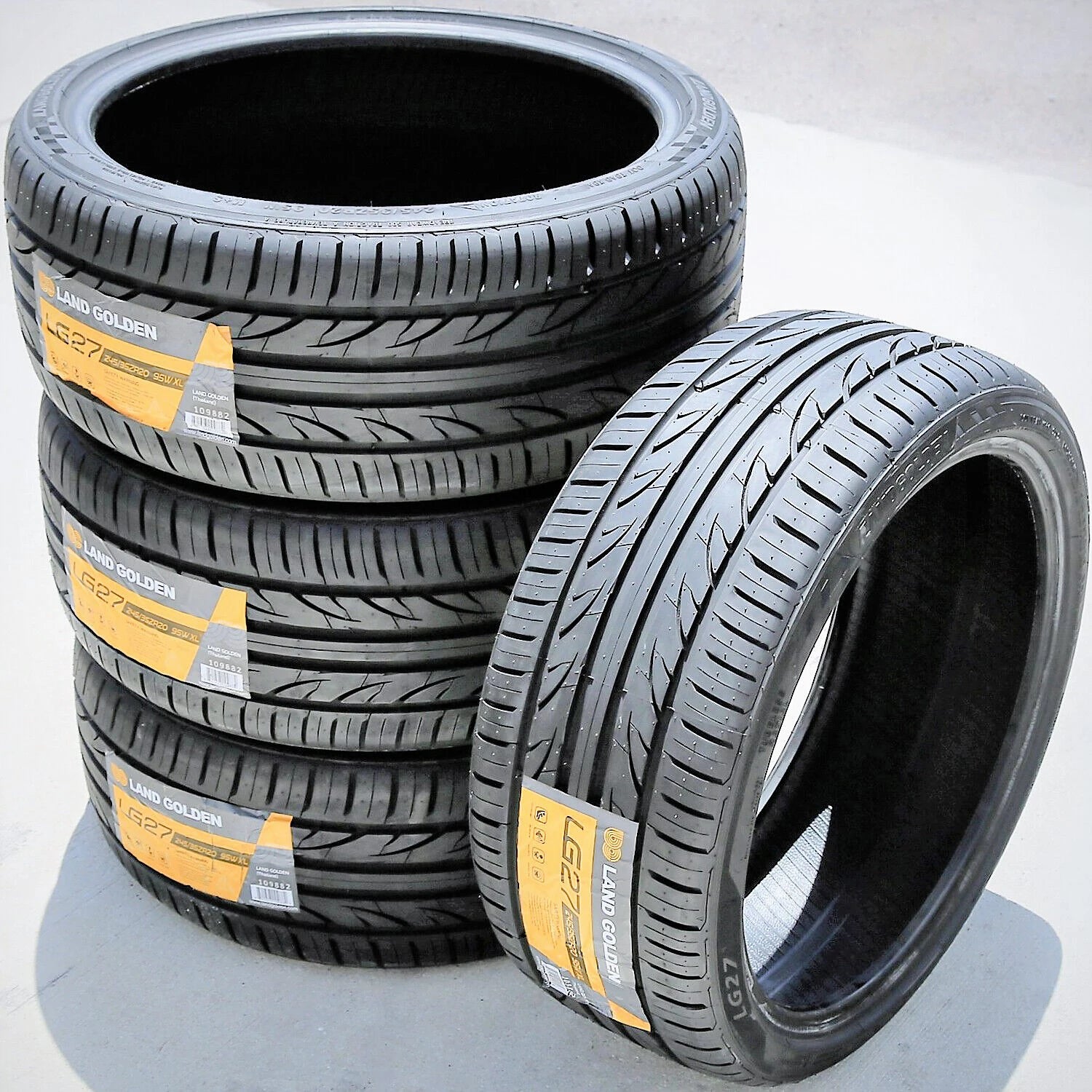 4 Tires Landgolden LG27 245/35R20 ZR 95W XL A/S High Performance All Season
