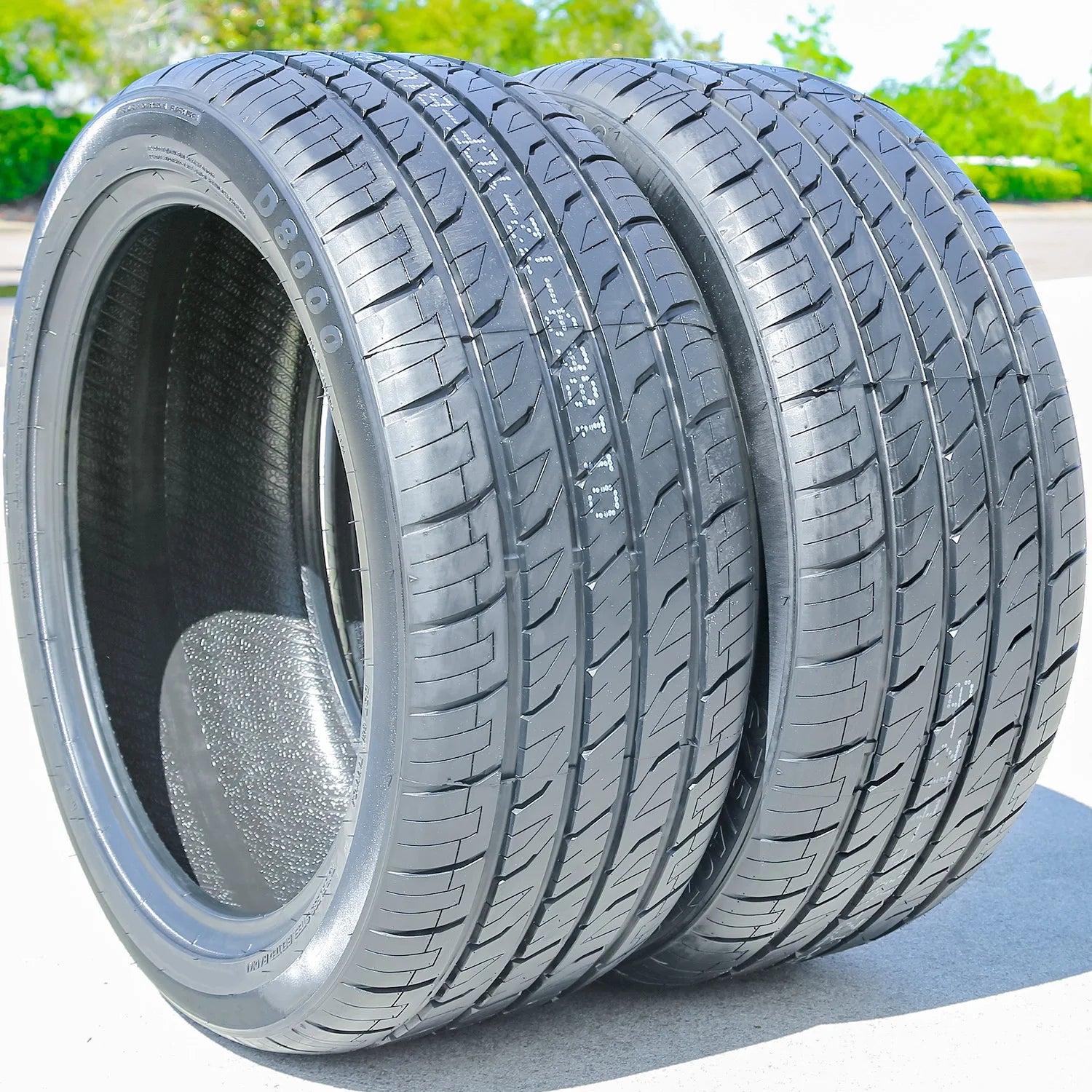 2 Tires Dcenti D8000 265/40R22 106W XL AS A/S High Performance