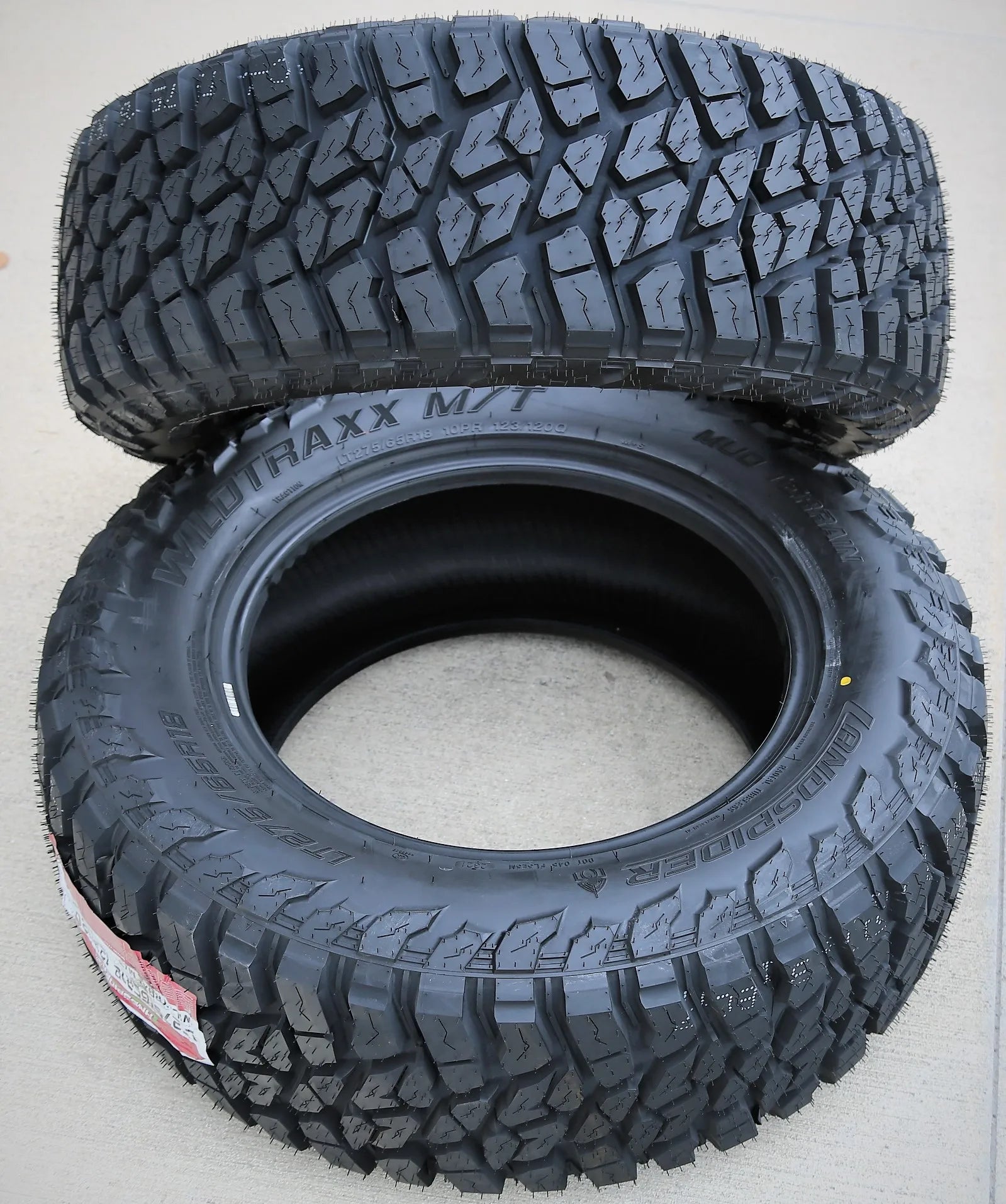 4 Tires Landspider Wildtraxx M/T LT 275/65R18 Load E 10 Ply AT A/T Mud Terrain