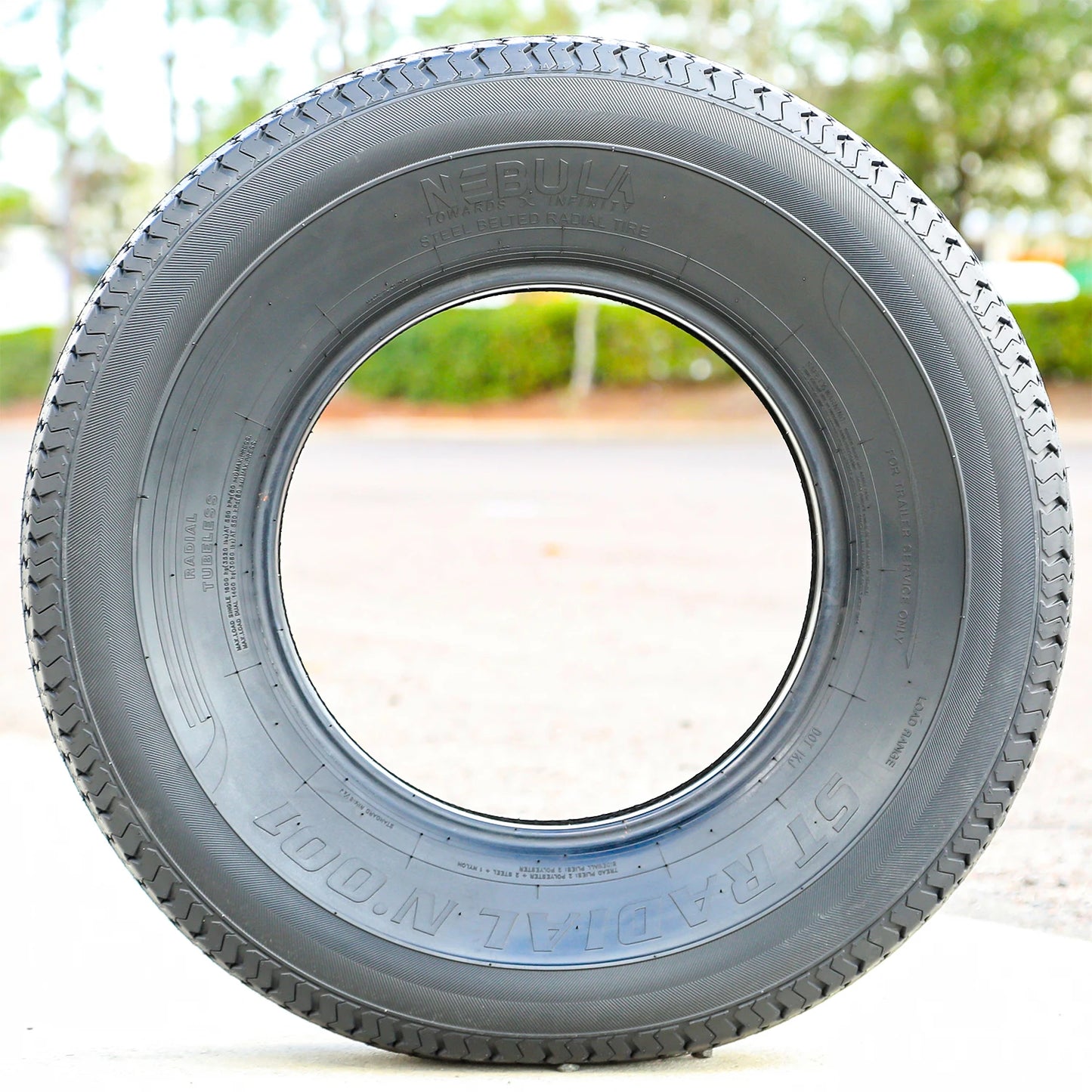 2 Tires Nebula ST Radial N' 001 Semi-Steel ST 205/75R15 Load E 10 Ply (Thailand)