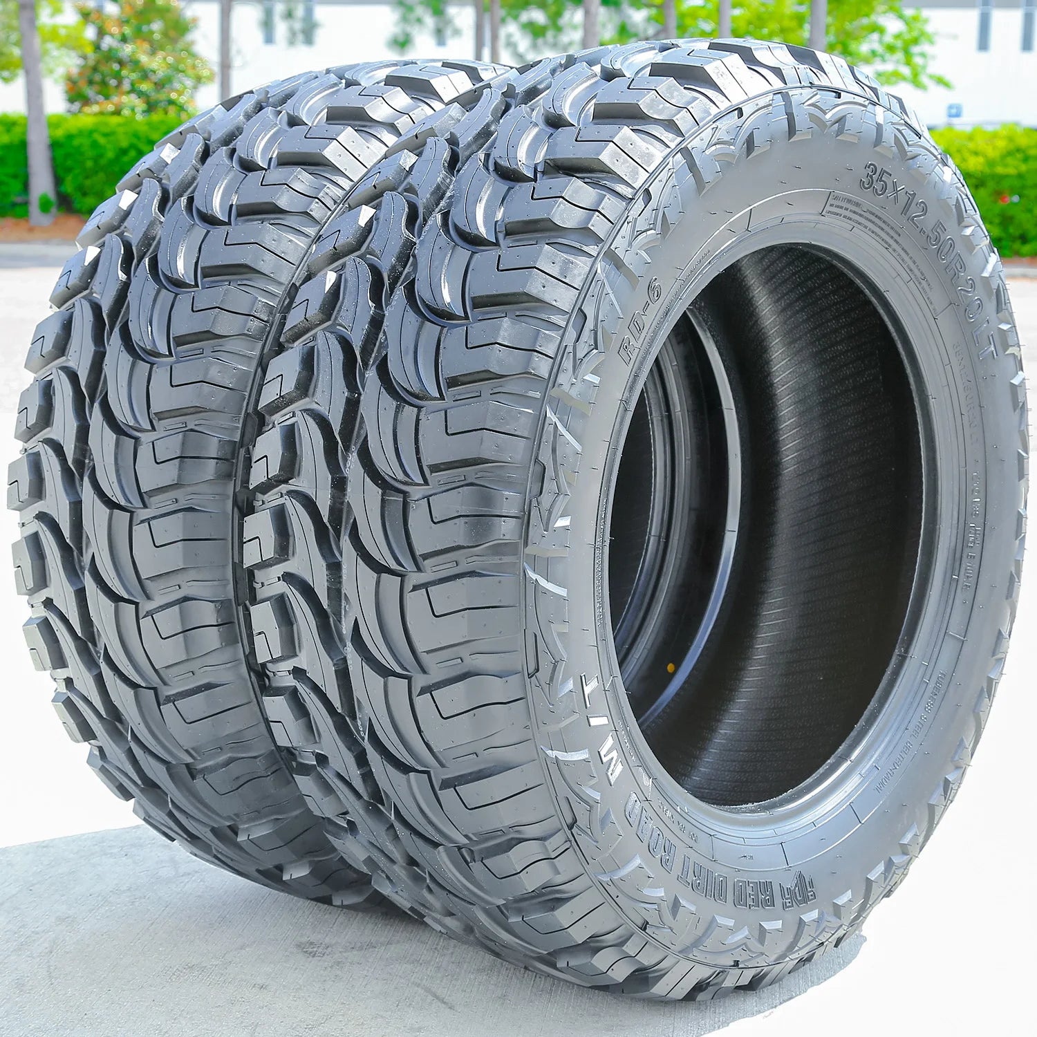 4 Tires Red Dirt Road RD-6 M/T LT 35X12.50R20 Load E 10 Ply MT Mud