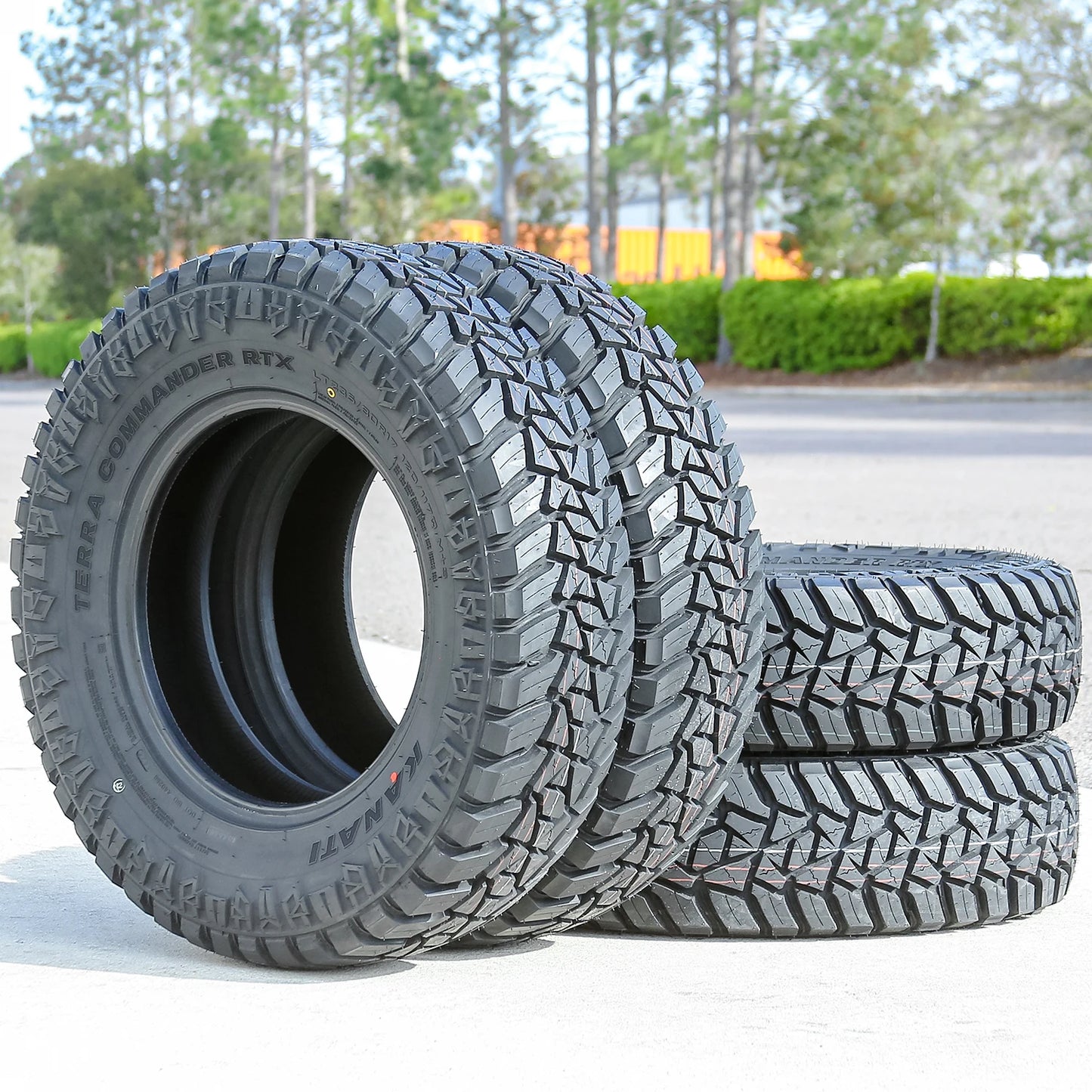 6 Tires Kanati Terra Commander RTX LT 235/80R17 Load E 10 Ply R/T Rugged Terrain