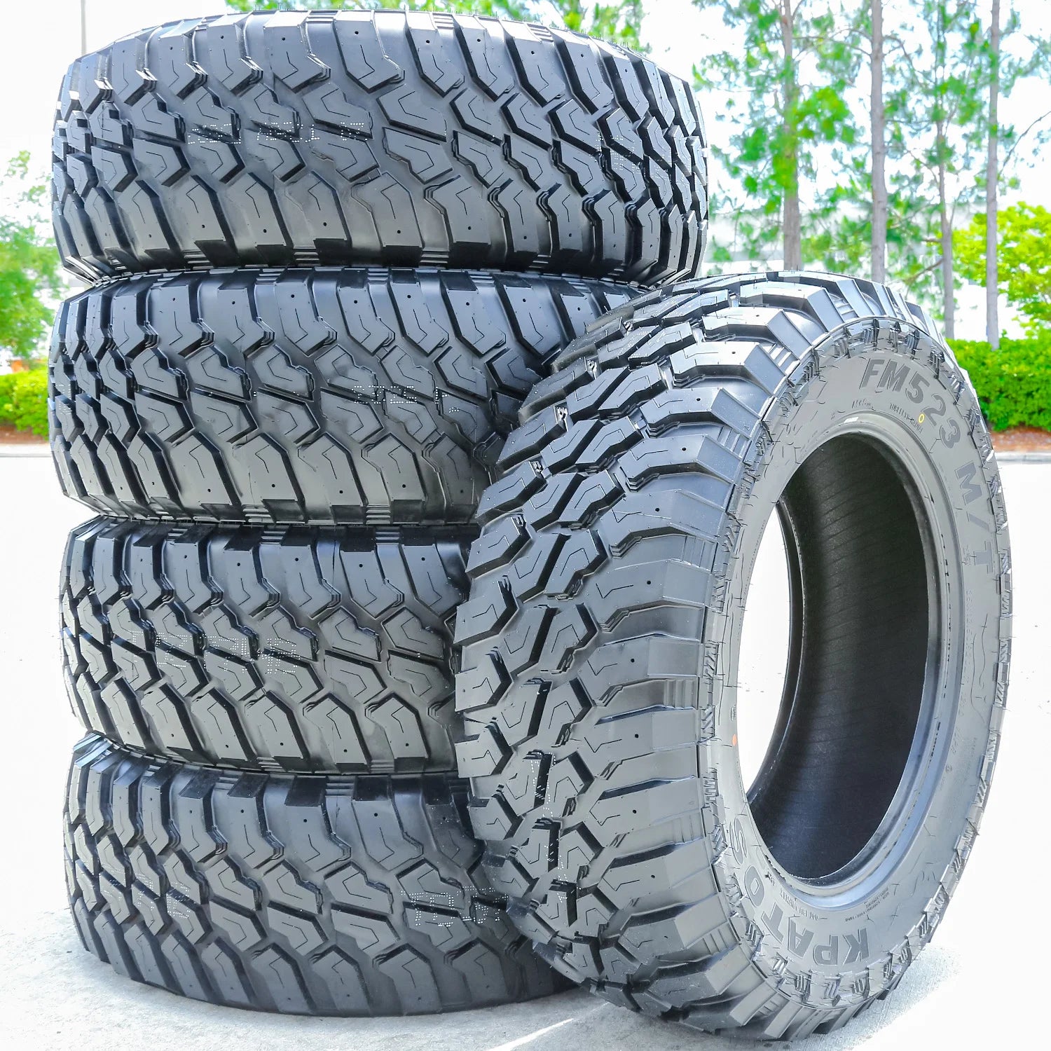 5 Tires Kpatos FM523 M/T LT 35X12.50R20 Load E 10 Ply MT Mud