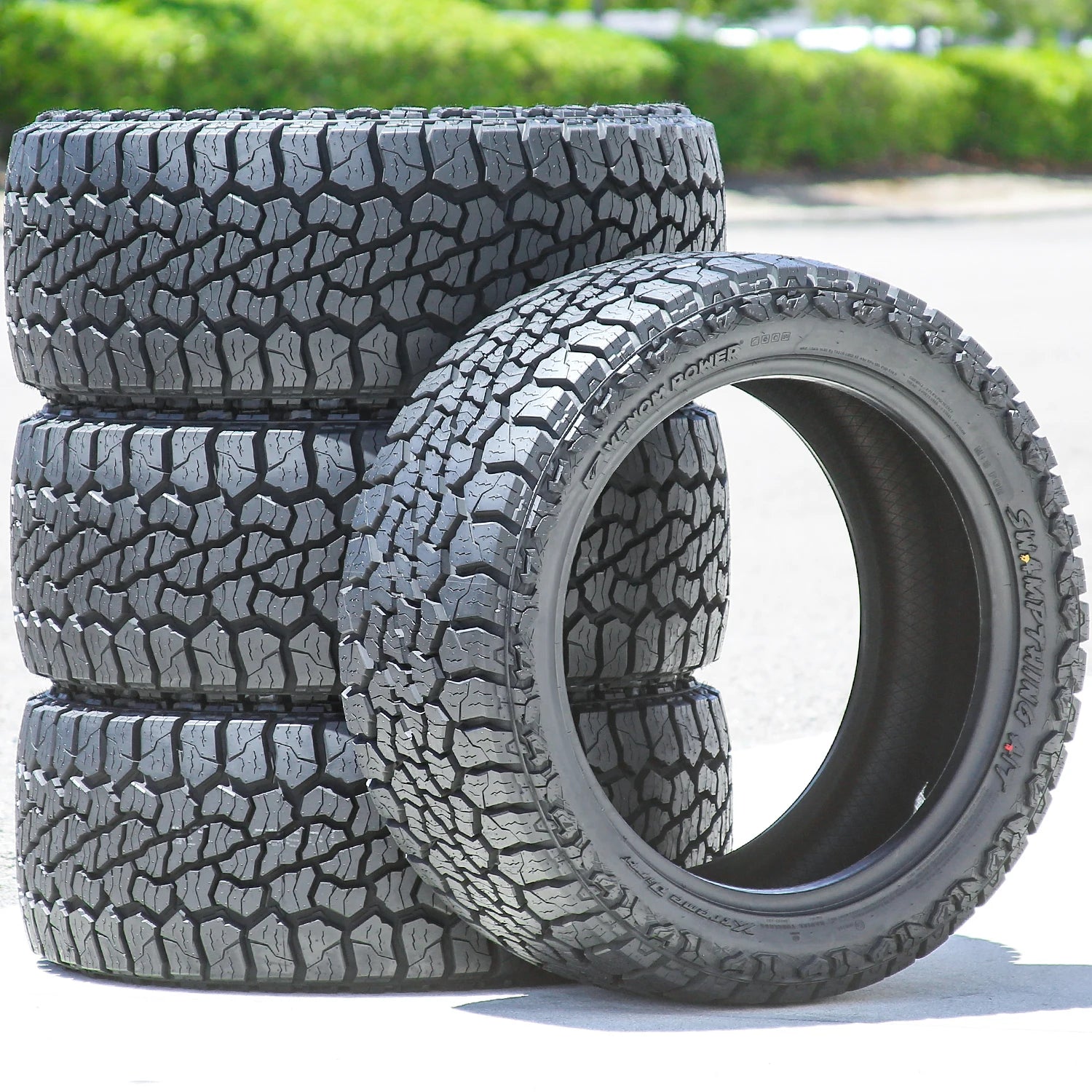 4 Tires Venom Power Swampthing A/T Xtreme Dirt LT 33X12.50R22 Load F 12 Ply AT