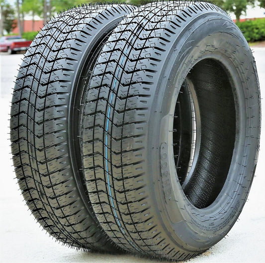2 Tires Forerunner QH500 ST 205/75D15 Load C 6 Ply Trailer