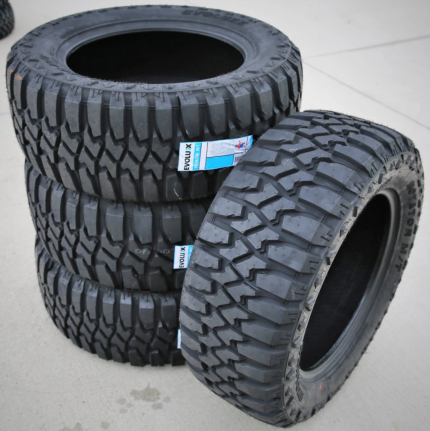 2 Tires Evoluxx Rotator M/T LT 35X12.50R20 Load F 12 Ply MT Mud