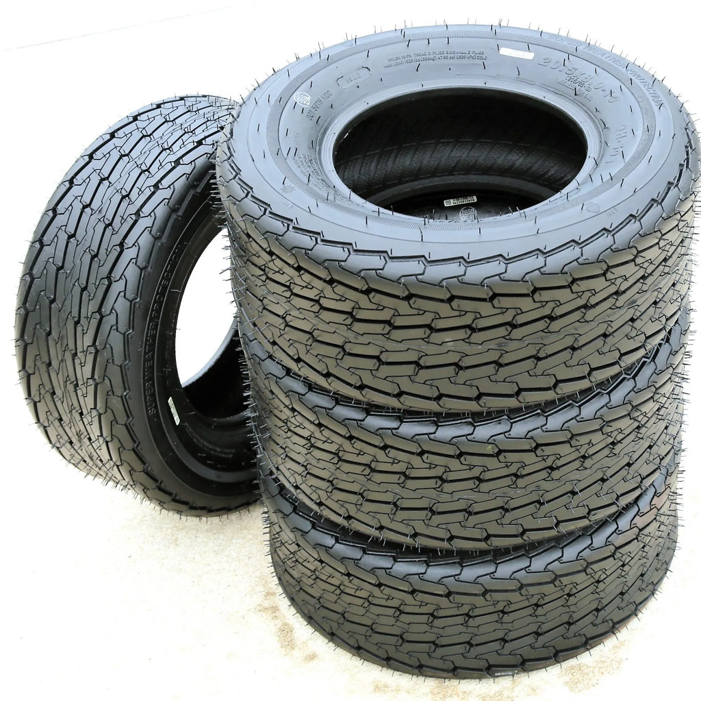 2 Tires Forerunner QH503 ST 20.5X8.00-10 205/65-10 Load E 10 Ply Boat Trailer