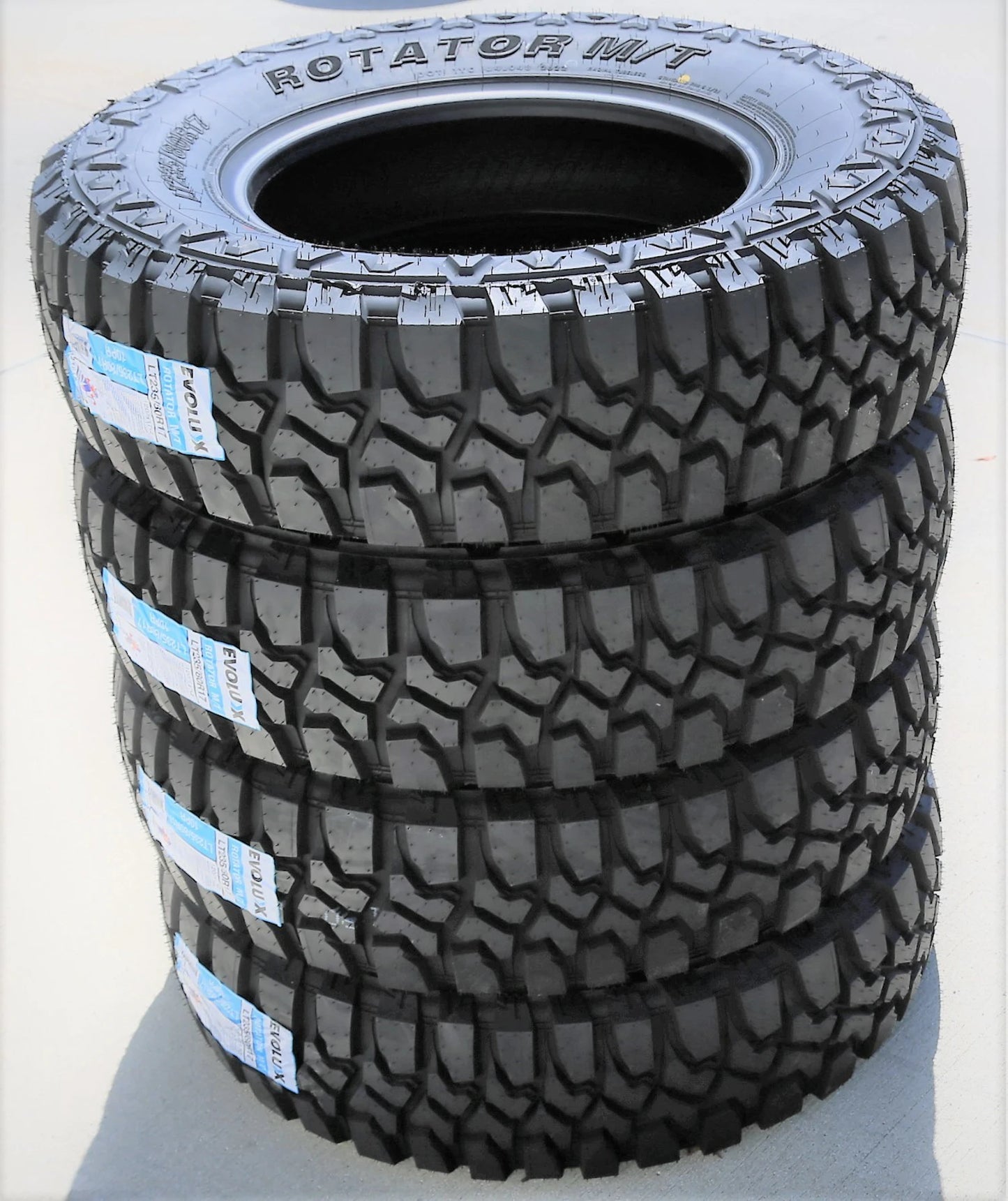 2 Tires Evoluxx Rotator M/T LT 235/80R17 Load E 10 Ply MT Mud