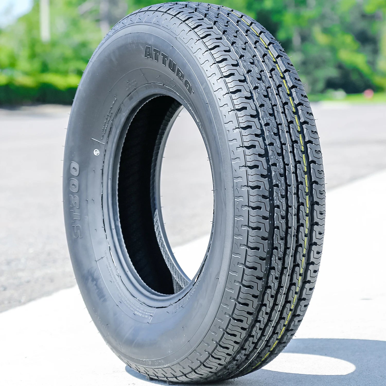 2 Tires Atturo ST300 Steel Belted ST 225/75R15 Load E 10 Ply Trailer