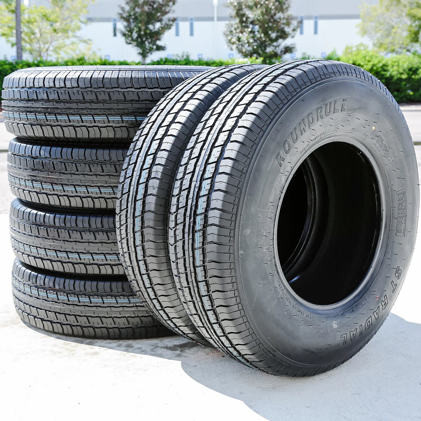 6 Tires Roundrule ST Radial ST 235/85R16 Load F 12 Ply Trailer