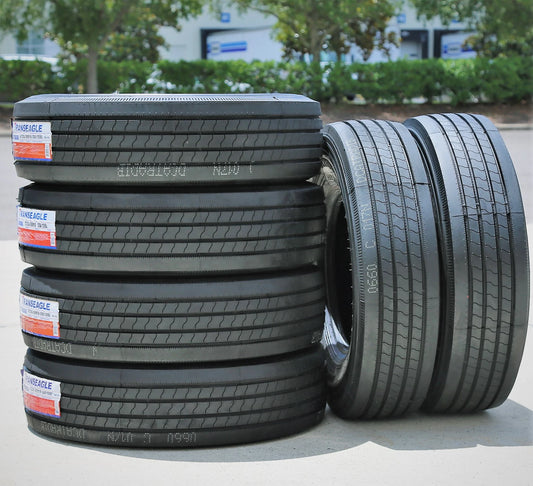 6 Tires Transeagle All Steel ST Radial ST 235/80R16 Load H 16 Ply Trailer