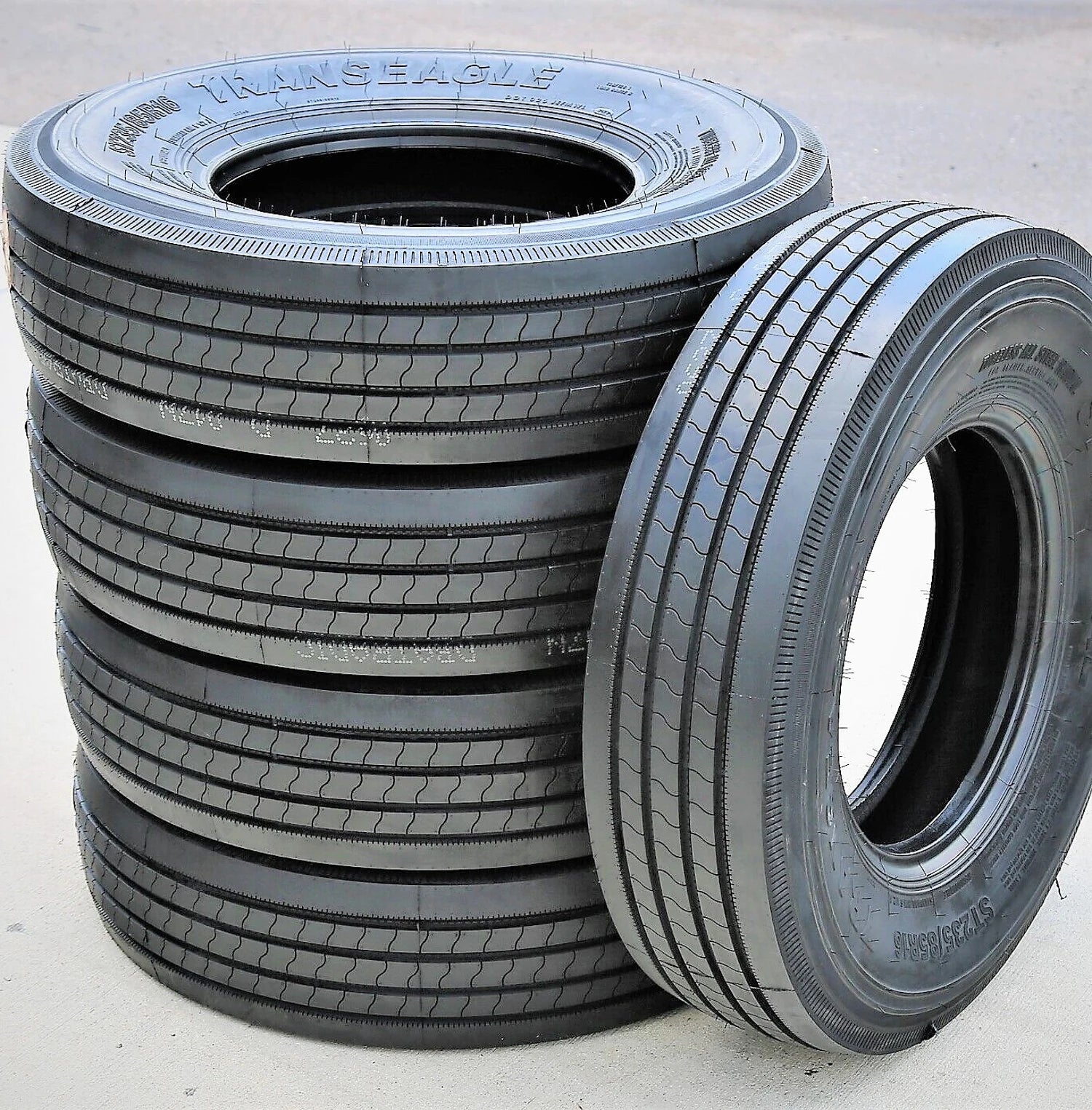 5 Tires Transeagle ST Radial All Steel ST 235/85R16 Load H 16 Ply Trailer