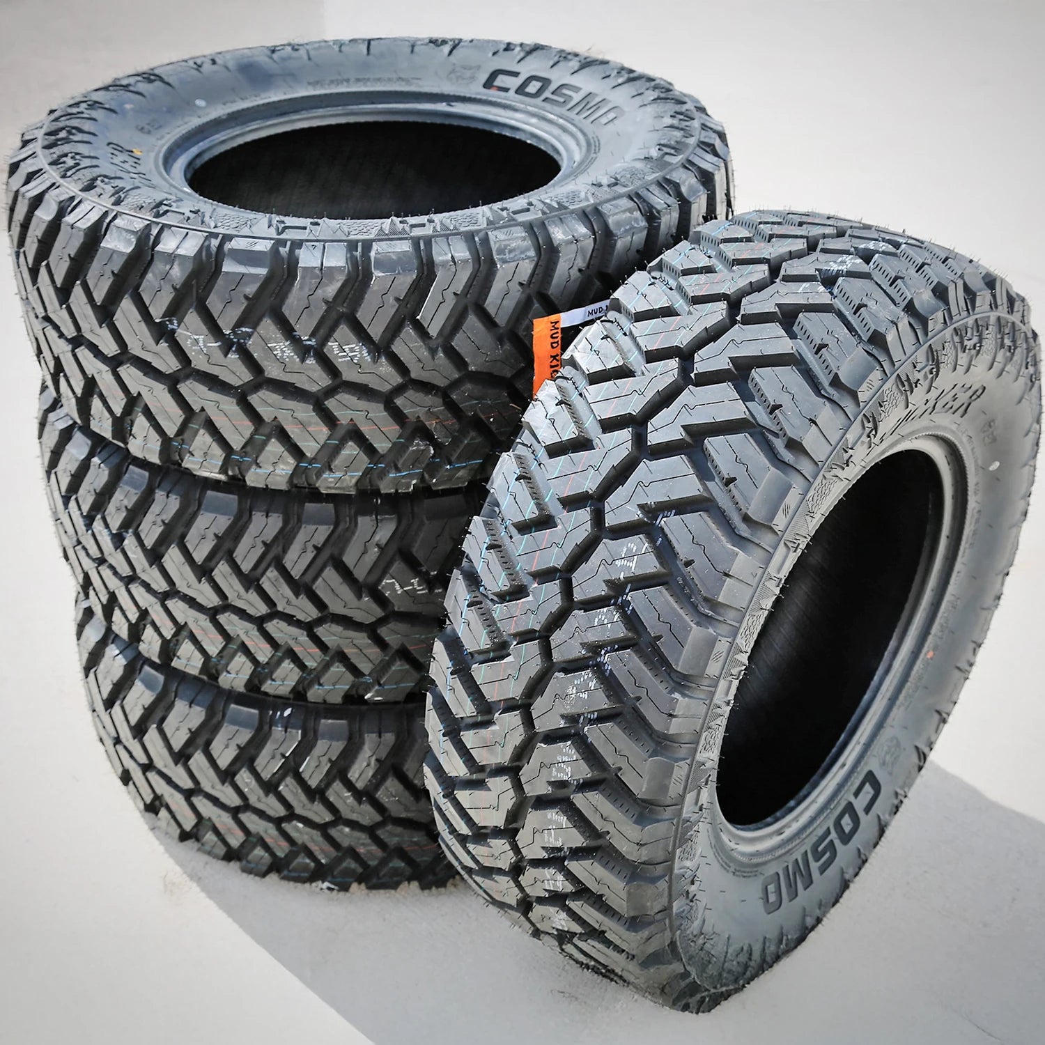 5 Tires Cosmo Mud Kicker LT 35X12.50R17 Load E 10 Ply MT M/T Mud