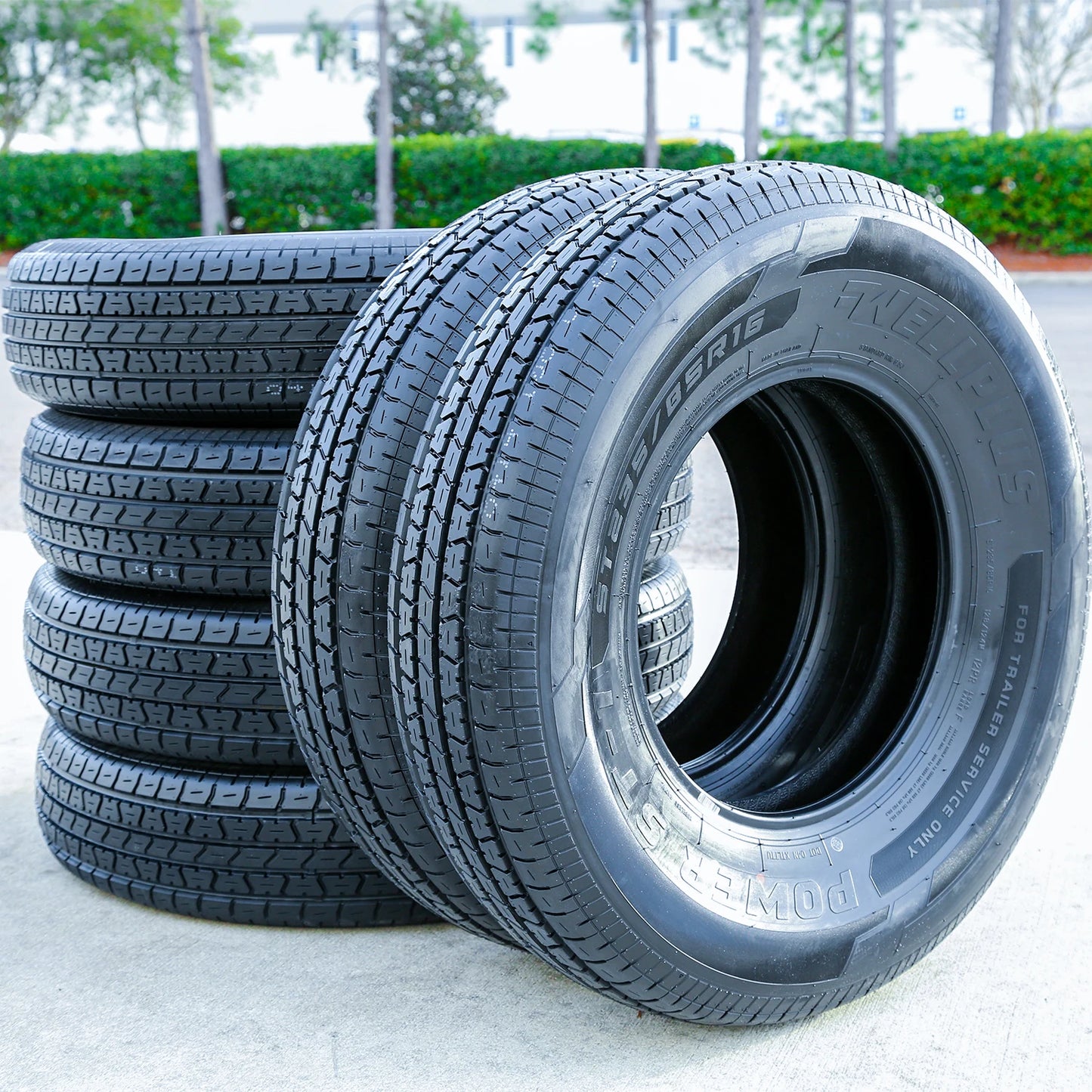 6 Tires WellPlus Power ST-1 Semi-Steel ST 235/85R16 Load F 12 Ply Trailer