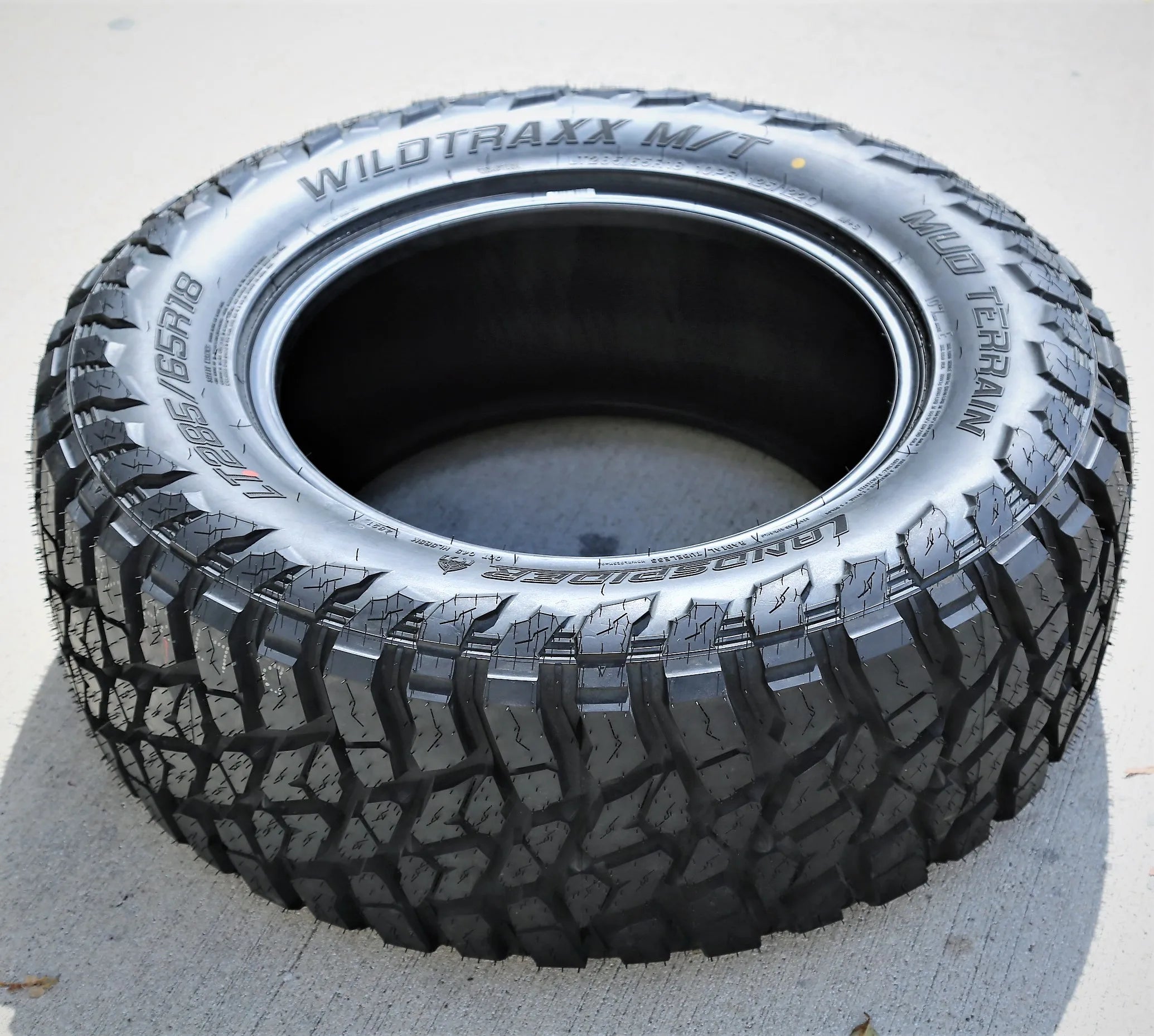 Tire Landspider Wildtraxx M/T LT 285/65R18 Load E 10 Ply MT Mud