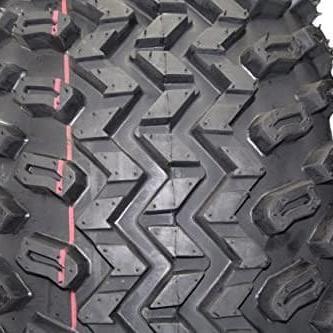 22x11.00-8 with 8x7 Matte Black Wheels for Golf Cart (Qty: 1)