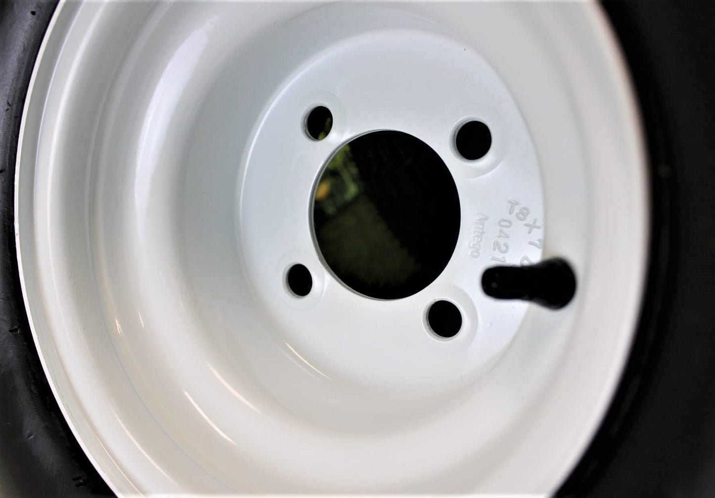 18x8.50-8 White Wheel Assembly Set