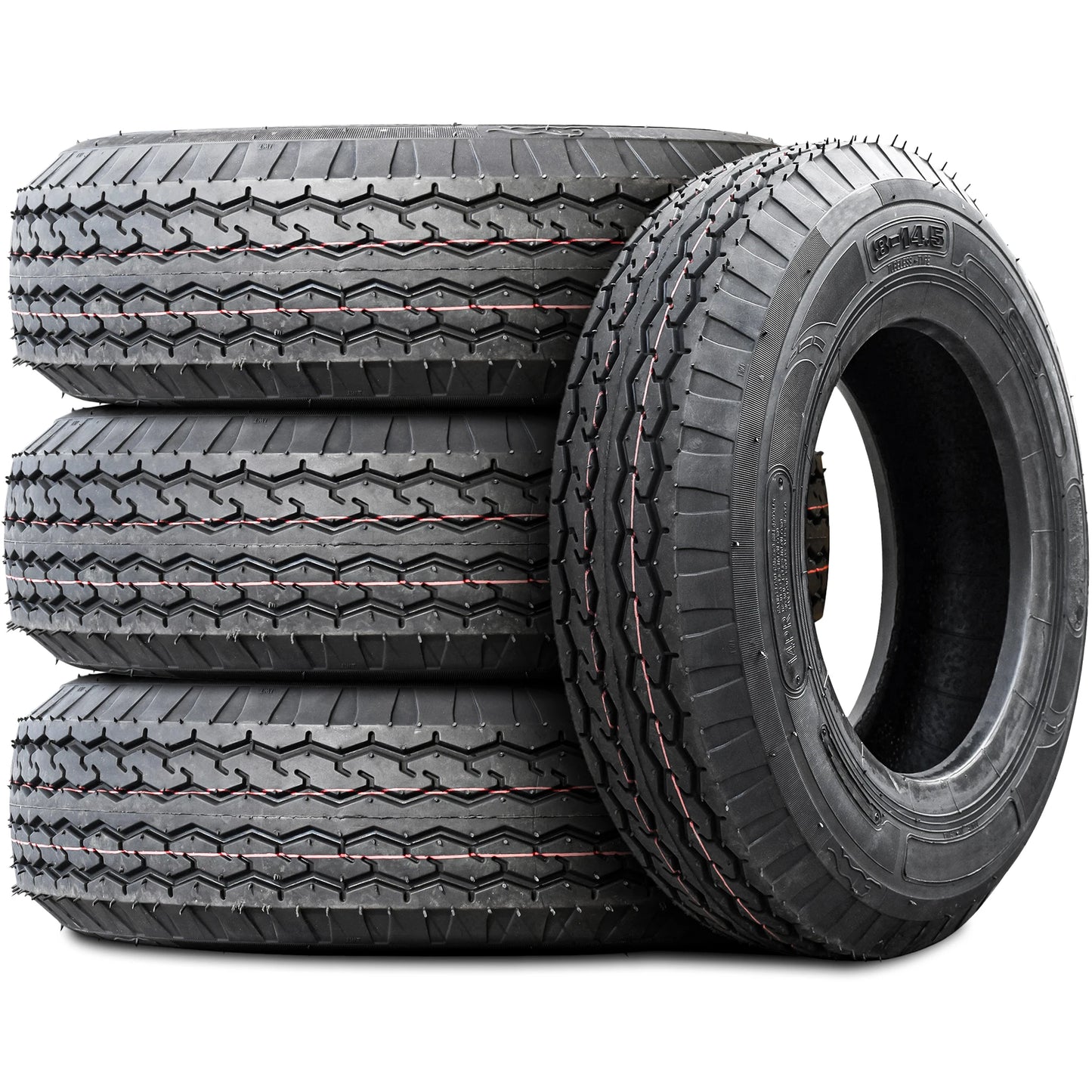 4 Tires Nama NM519 ST 8-14.5 8.00-14.5 G 14 Ply Heavy Duty Mobile Home Trailer