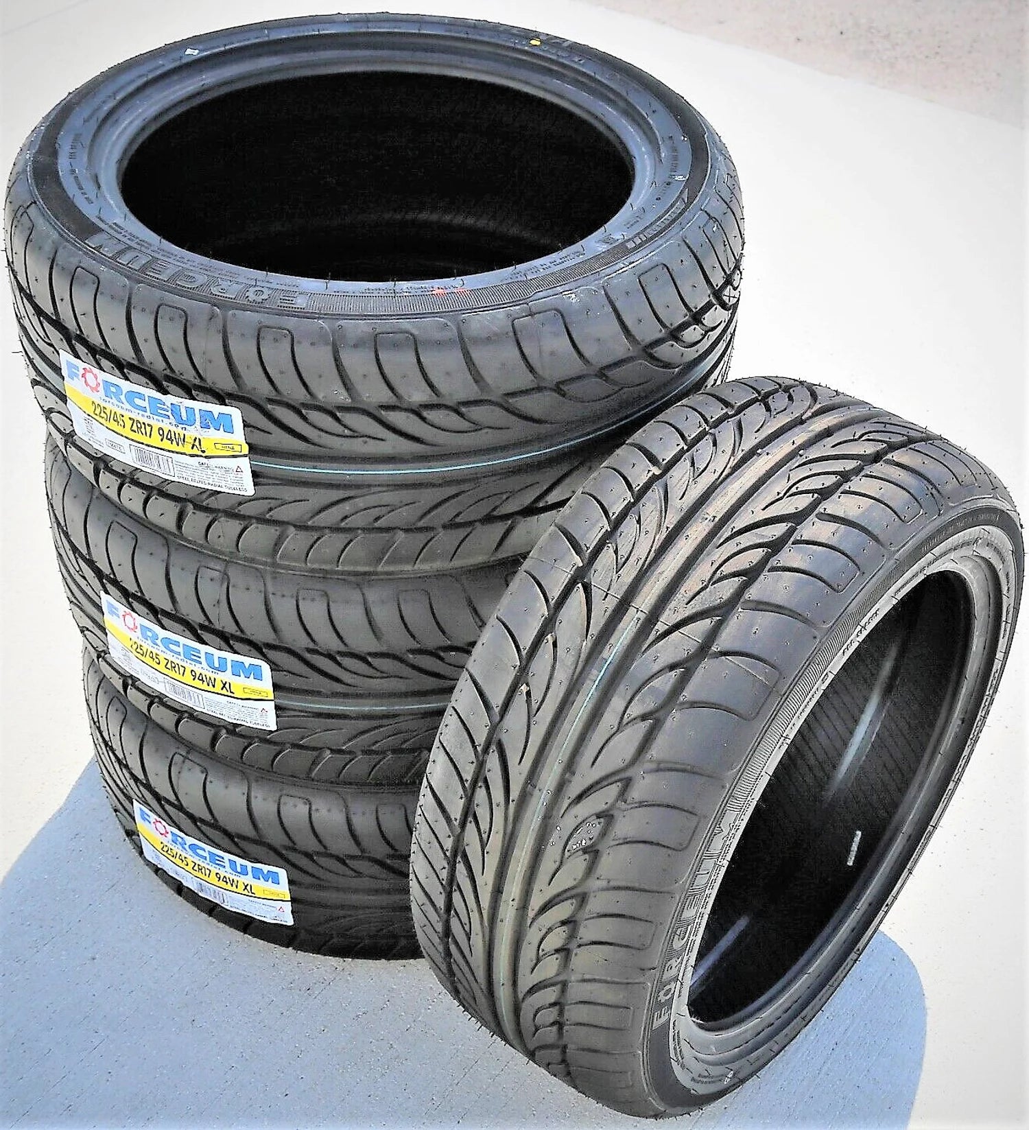 4 Tires Forceum Hena 225/45R17 ZR 94W XL A/S High Performance