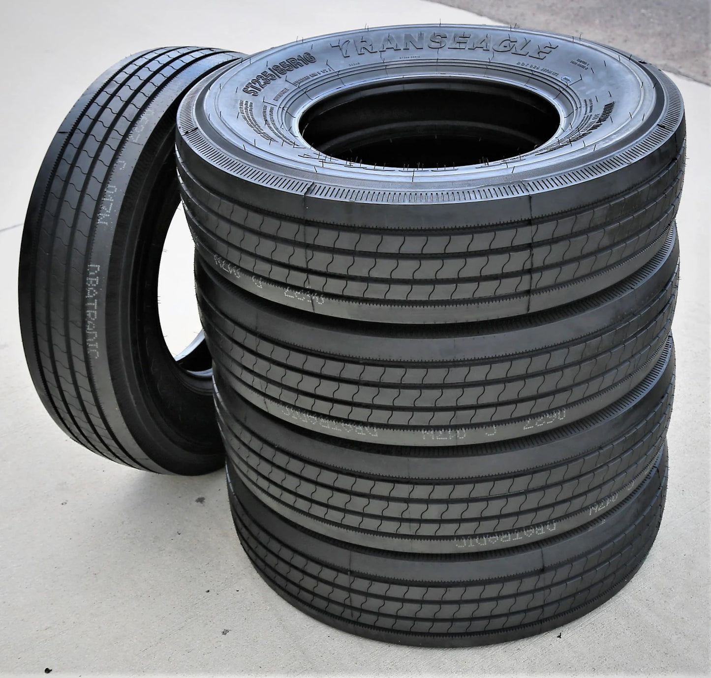 4 Tires Transeagle All Steel ST Radial ST 235/85R16 Load H 16 Ply Trailer