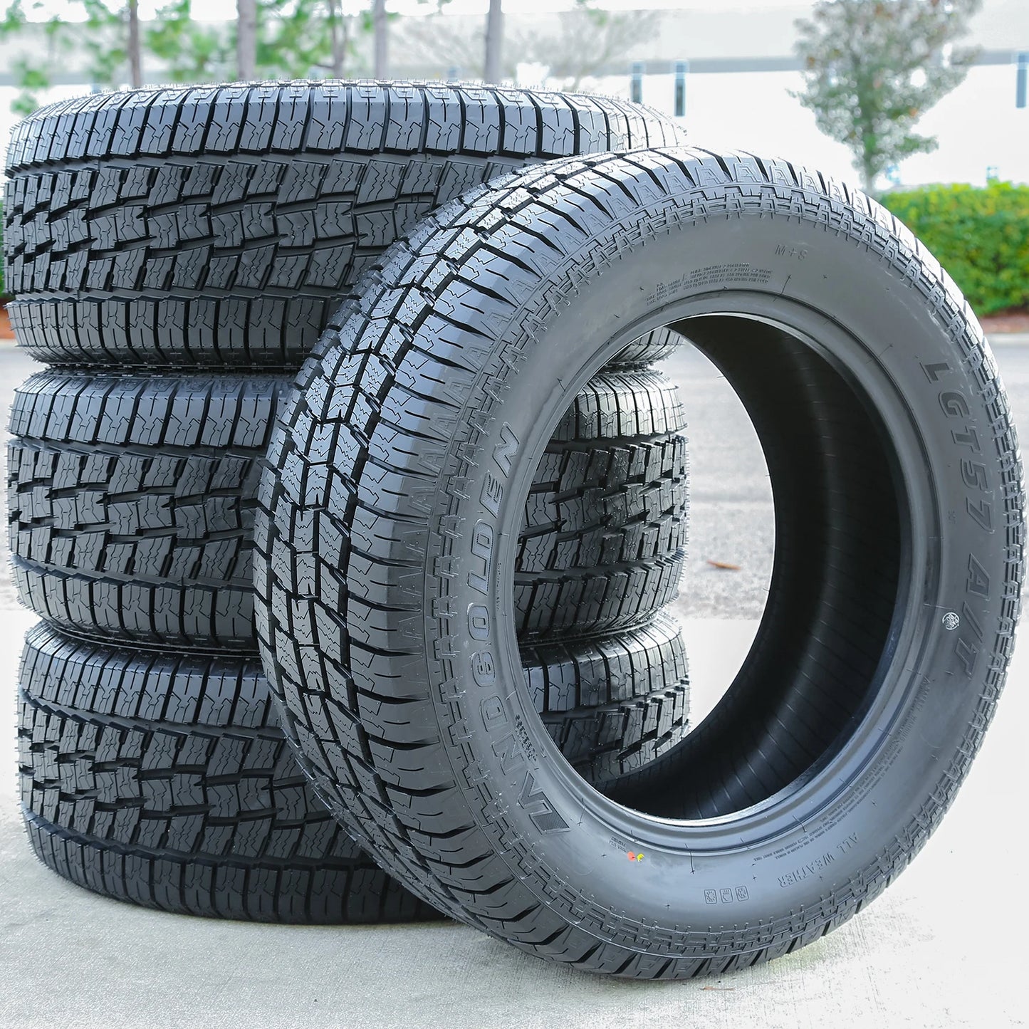 4 Tires Landgolden LGT57 A/T LT 265/60R20 Load E 10 Ply AT All Terrain