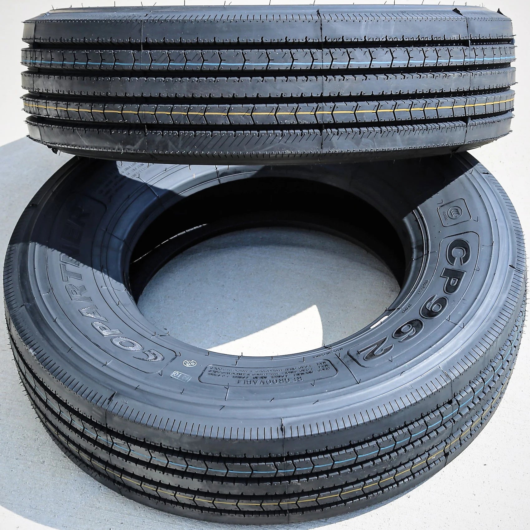 2 Tires Copartner CP962 All Steel 215/75R17.5 Load H 16 Ply Commercial