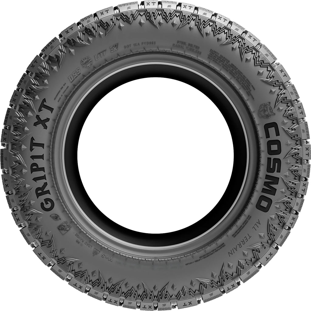 Tire Cosmo Gripit XT LT 33X12.50R20 Load F 12 Ply X/T Extreme Terrain