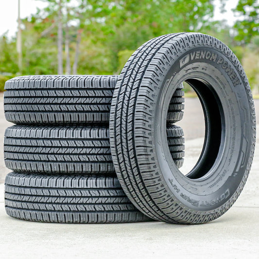 4 Tires Venom Power Covert Grip H/T LT 245/75R16 Load E 10 Ply Light Truck