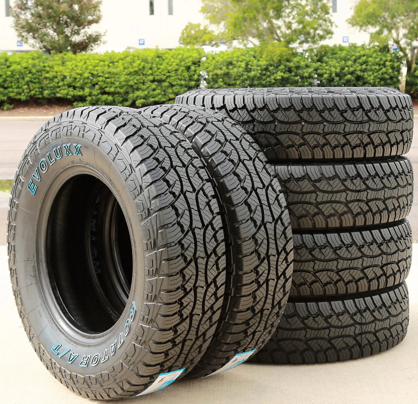 2 Tires Evoluxx Rotator A/T 255/70R18 113S (OWL) AT All Terrain