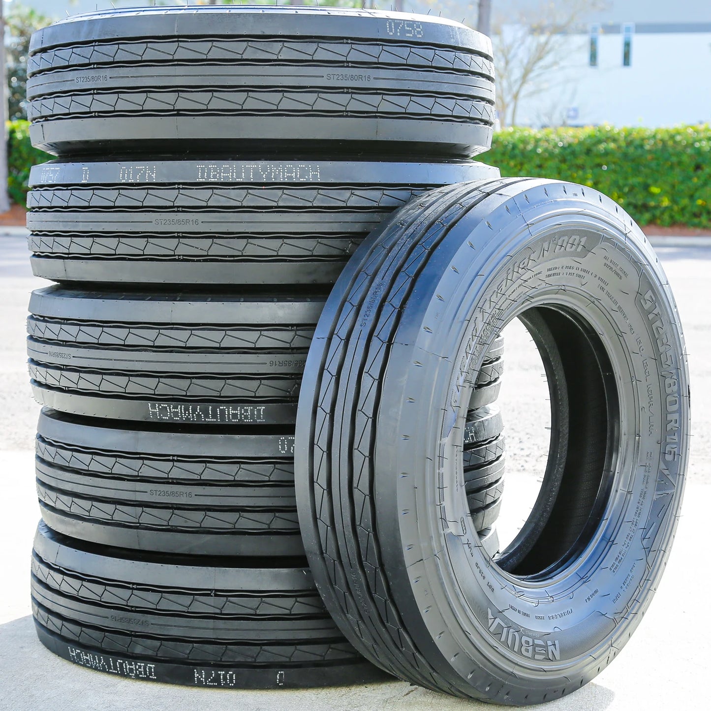 6 Tires Nebula Grand Trailer-N' 001 All Steel ST 235/80R16 Load H 16 Ply Trailer