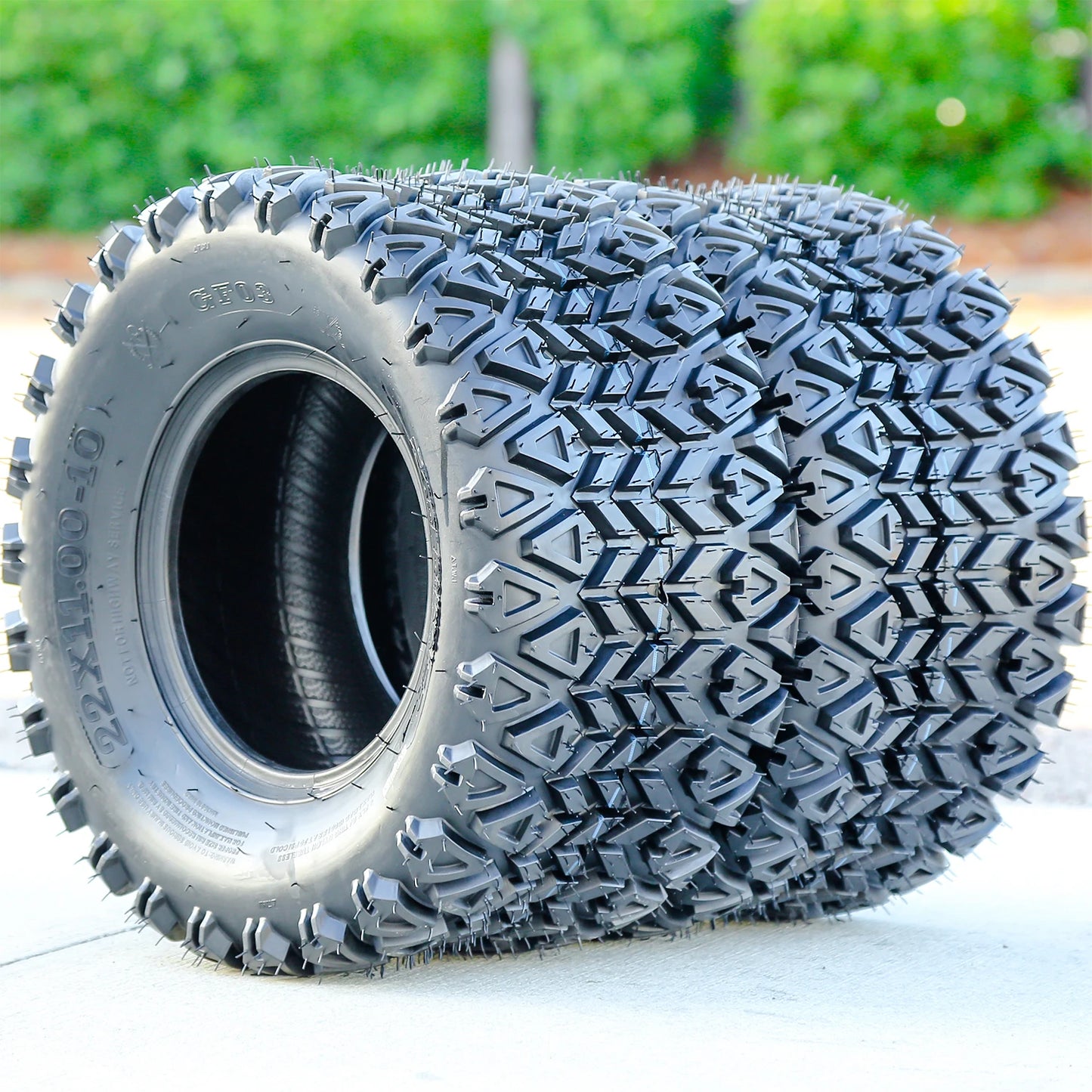 Tire Forerunner GF03 22X11.00-10 Load 4 Ply Golf Cart