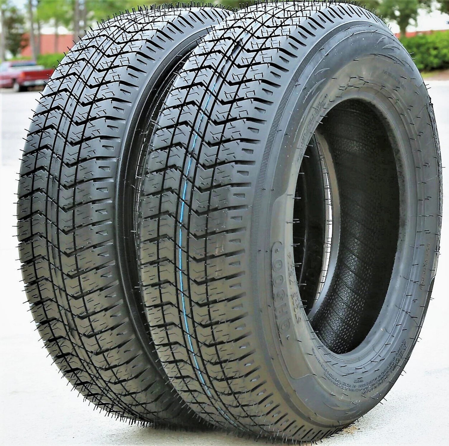 2 Tires Forerunner QH500 ST 205/75D14 Load C 6 Ply Trailer