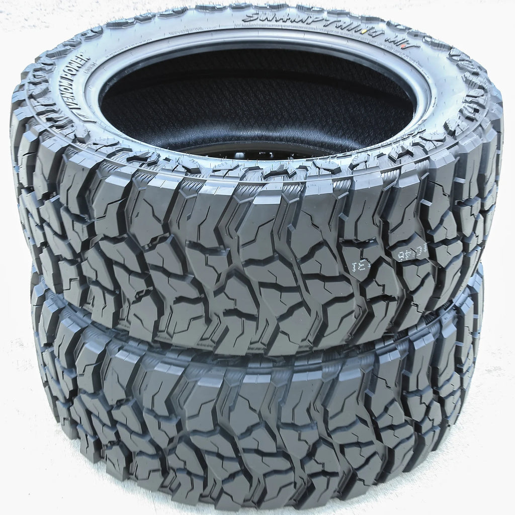 6 Tires Venom Power Swampthing M/T Xtreme Dirt LT 35X13.50R22 Load F 12 Ply Mud