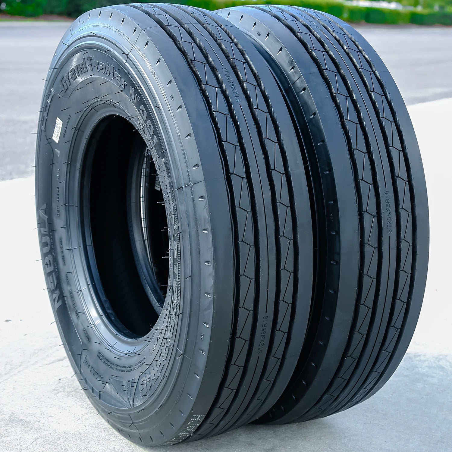 2 Tires Nebula Grand Trailer-N' 001 All Steel ST 235/85R16 Load H 16 Ply Trailer