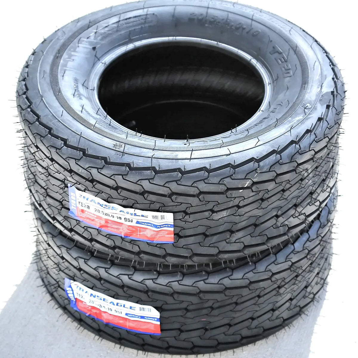 4 Tires Transeagle TE20 ST 20.5X8.00-10 20.5X8-10 Load E 10 Ply Trailer
