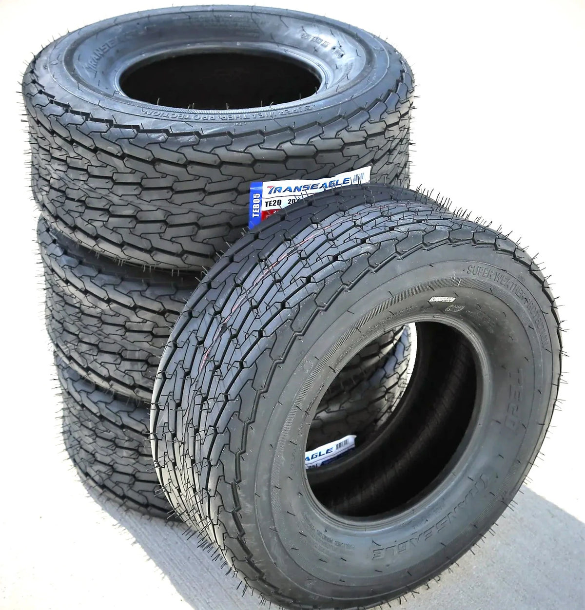 4 Tires Transeagle TE20 ST 20.5X8.00-10 20.5X8-10 Load E 10 Ply Trailer