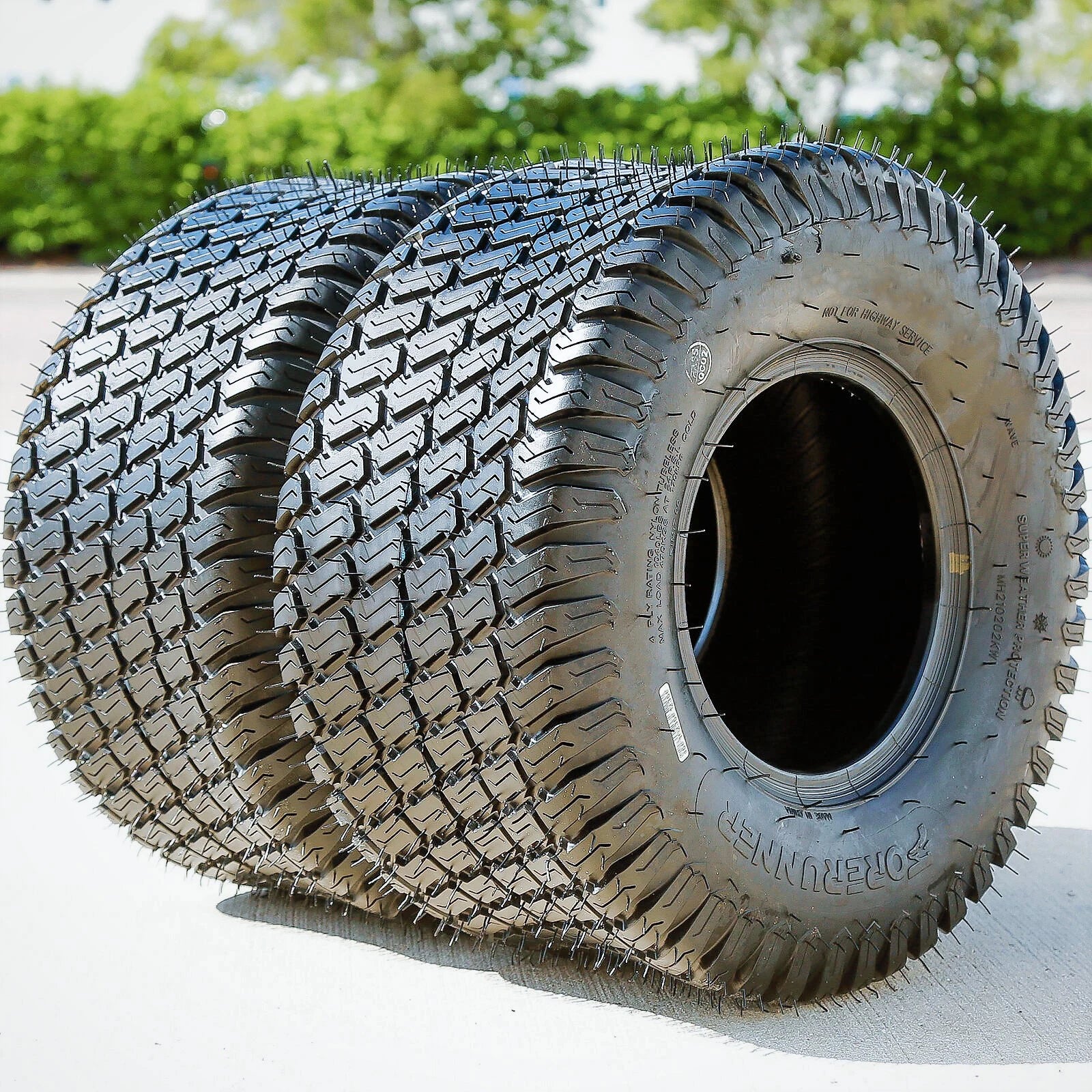 2 Forerunner Wave 18x8.50-8 18x8.5-8 4 Ply Lawn & Garden Tires