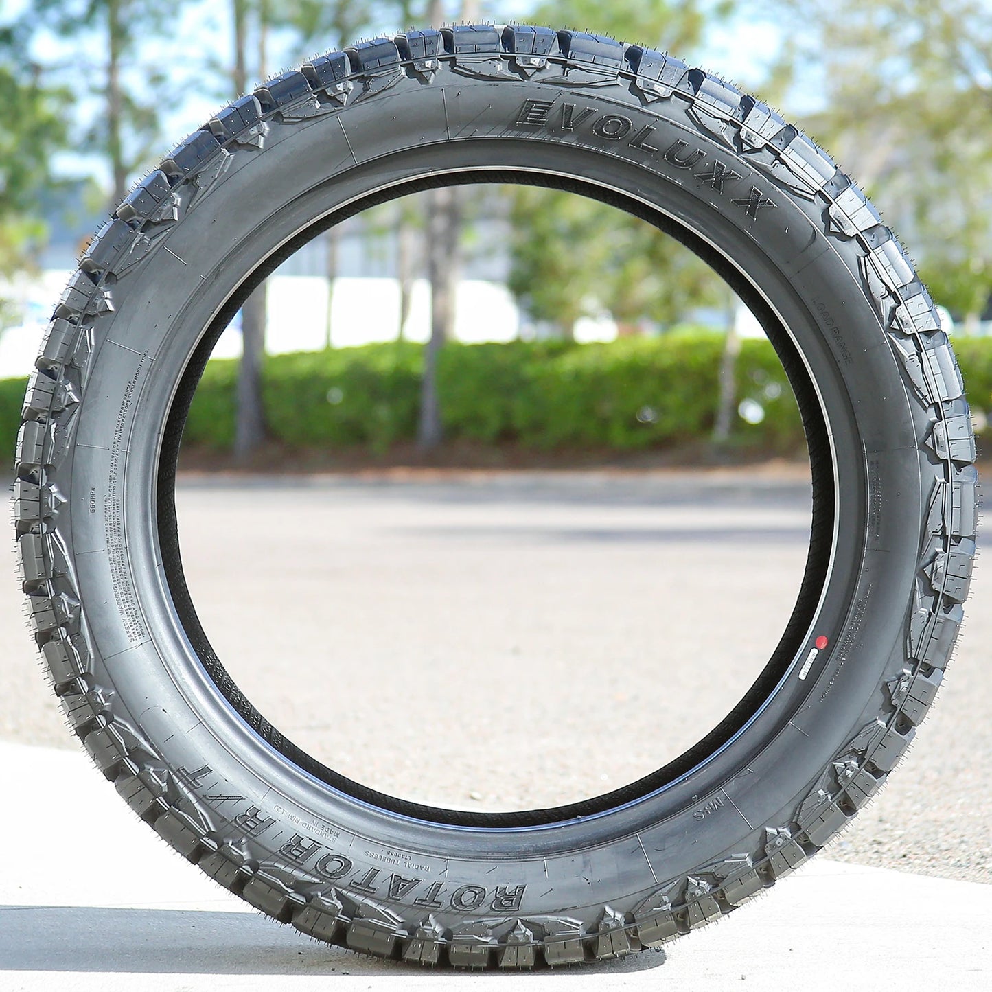 2 Tires Evoluxx Rotator R/T LT 37X13.50R24 Load F 12 Ply RT Rugged Terrain