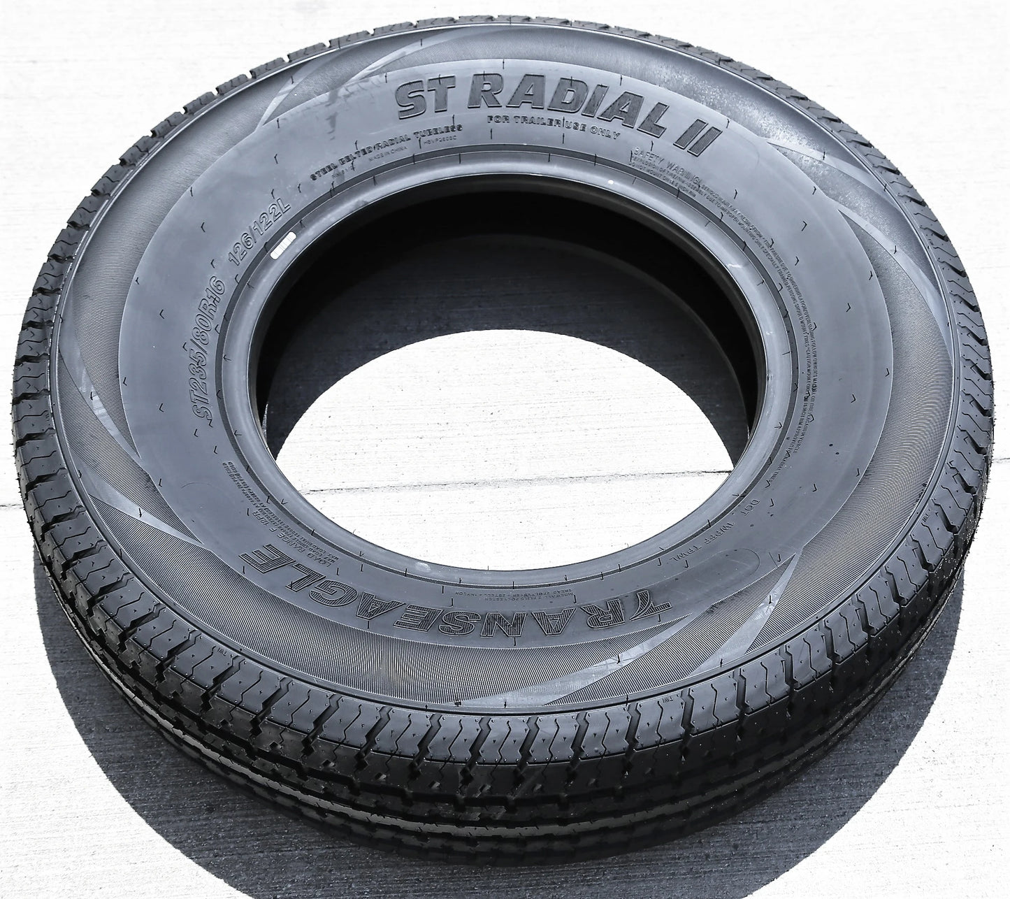 6 New Transeagle ST Radial II ST 235/80R16 F 12 Ply Trailer Tires