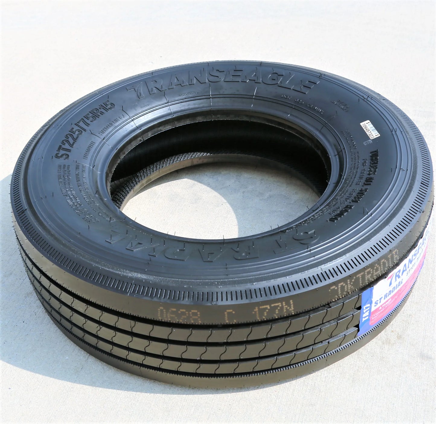 6 New Transeagle ST Radial All Steel ST 225/75R15 Load F 12 Ply Trailer Tires