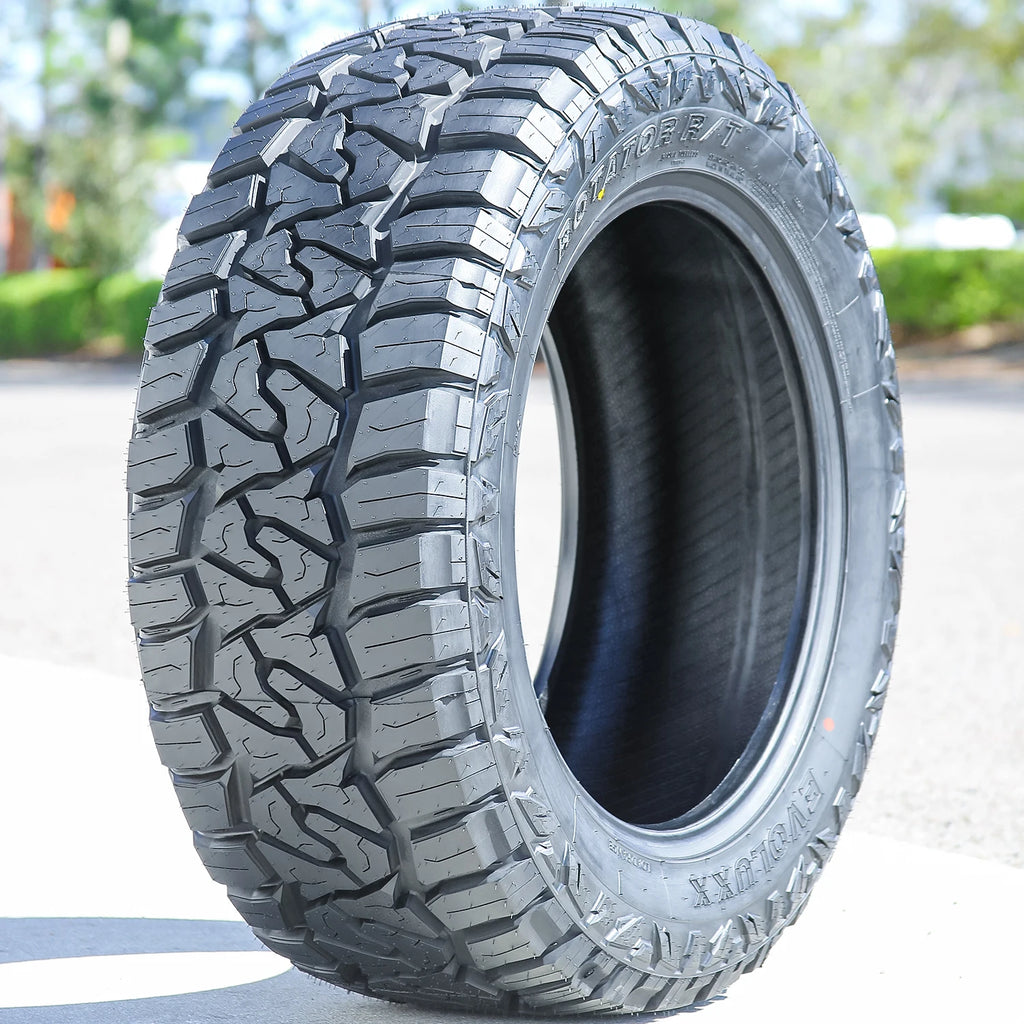 5 Tires Evoluxx Rotator R/T LT 35X12.50R20 Load F 12 Ply RT Rugged Terrain